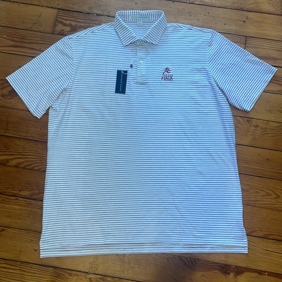 Holderness & Bourne Striped Athletic Golf Mens Polo NWT - Picture 2 of 5